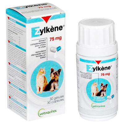 Zylkene 75mg til Hunde og Katte under 10kg - 30 Stk.