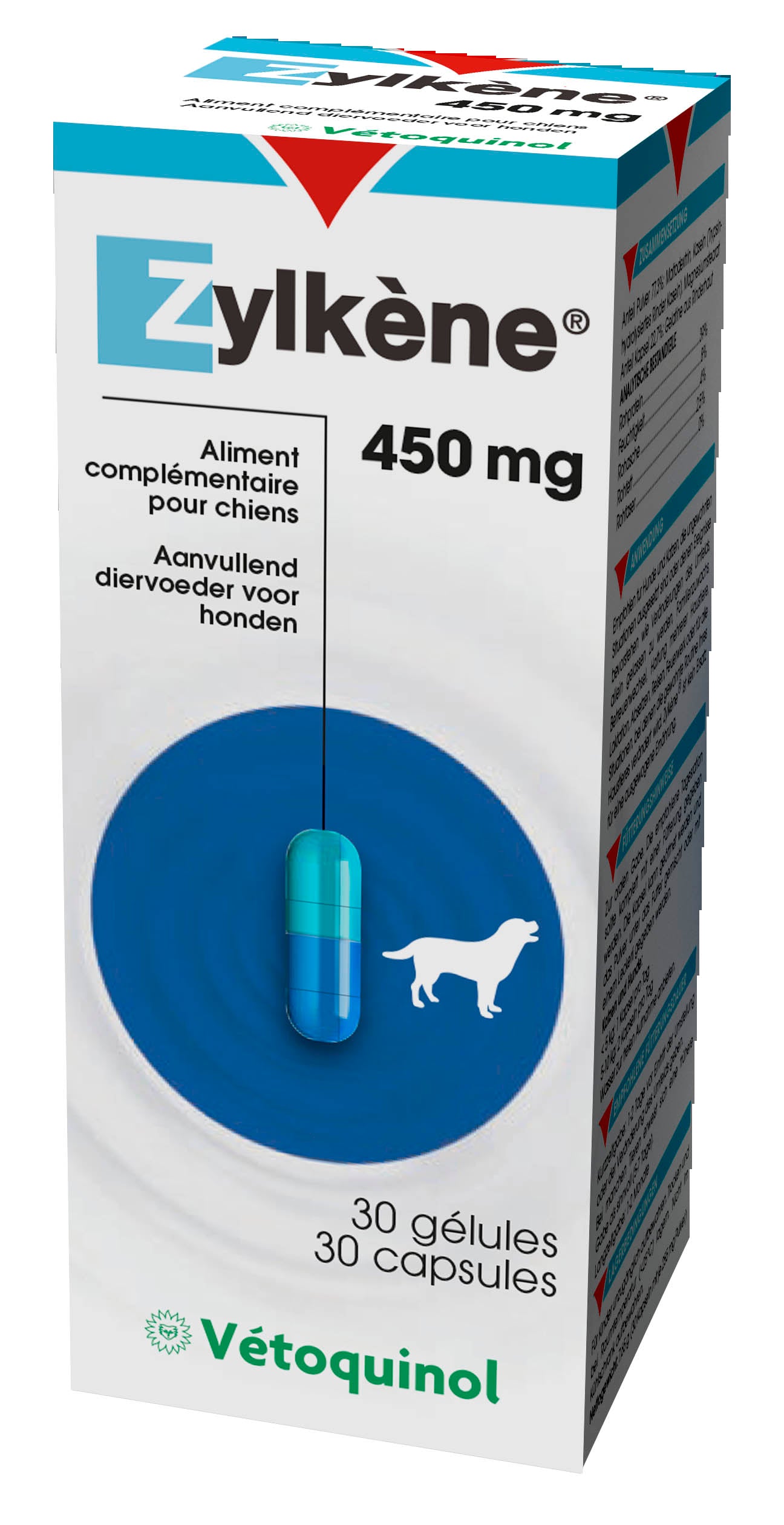 Zylkene 450mg til hunde over 30 kg - 30 stk. afslapning