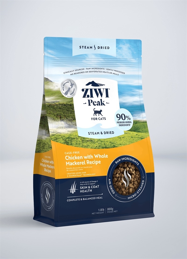 Ziwipeak Kattemad Dampsyltet Kylling 800g - Kvalitet til katte