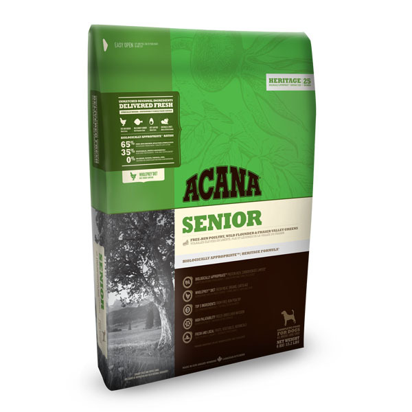 Acana Hundefoder Senior 11 - 4 Kg til Ældre Hunde