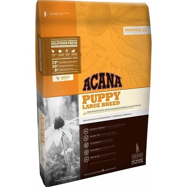 Acana Hundefoder til Store Hvalpe 11,4 kg - Kvalitet til Livet