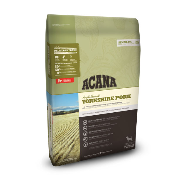 Acana Hundefoder med Yorkshire Pork 11,4 kg - Tilbud!