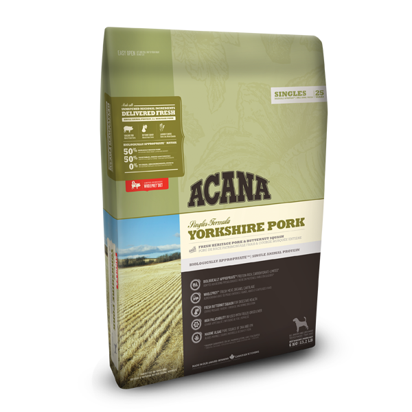Acana Hundefoder Yorkshire Pork 6 Kg - Sundt til din hund