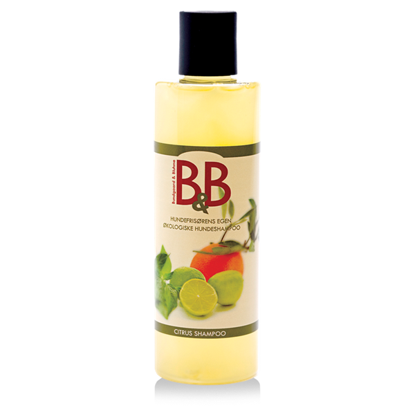B B Økologisk Hundeshampoo med Citrus 250 Ml - Hundepasning