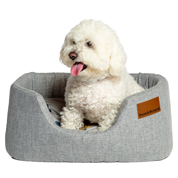 Danish Design Slumber Hundeseng - Lysgrå Elegance