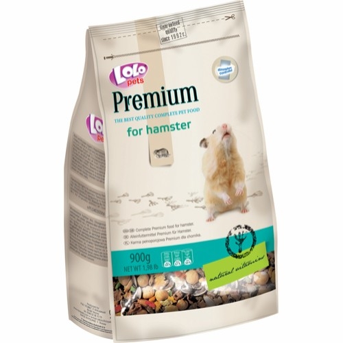 Lolo Premium Hamsterfoder 900g - Kvalitetsfoder til hamstere