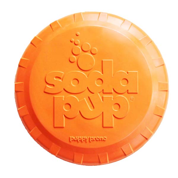 Holdbar Hundefrisbee i Orange - Perfekt til Apportering!