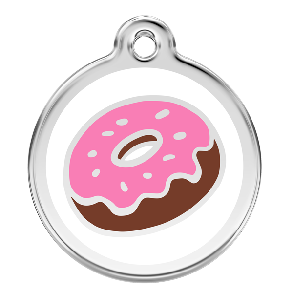 Hundetegn Donut til små hunde og katte - Red Dingo