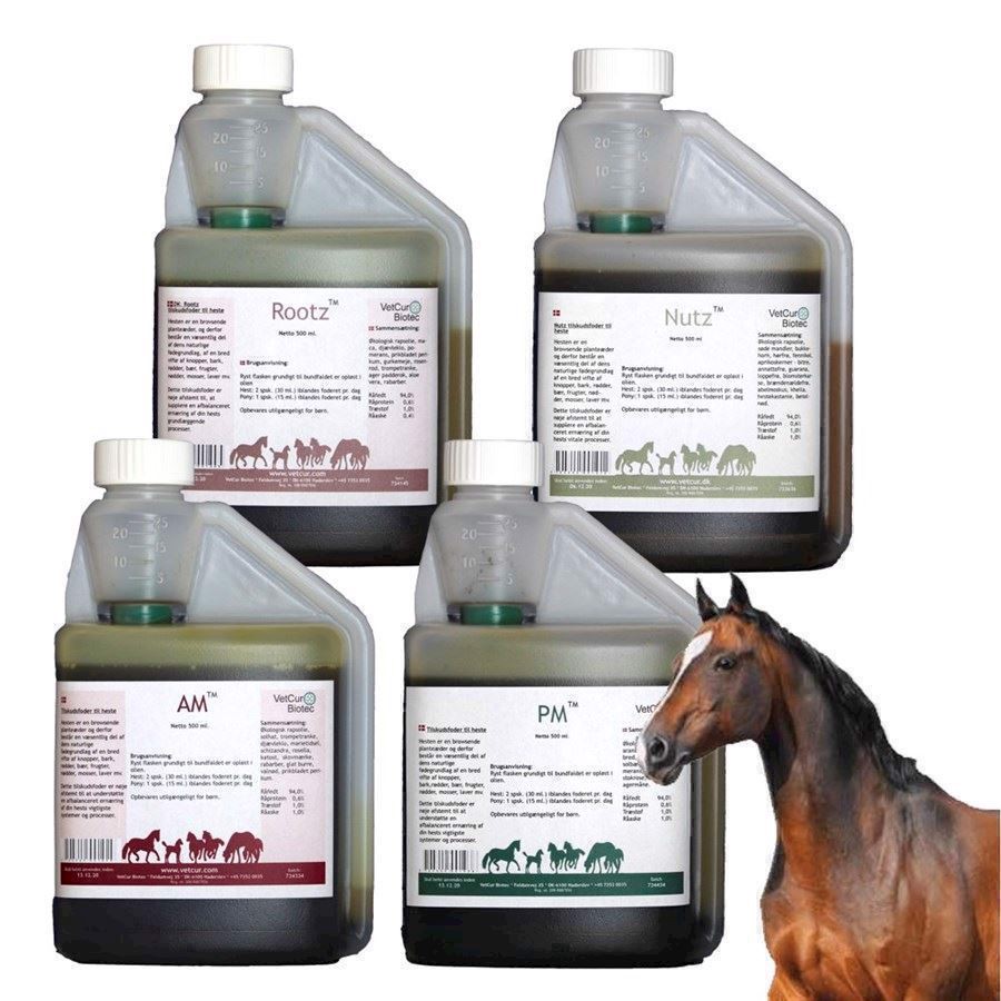 Hestekuren Am Pm Rootz Nutz fra Vetcur BioTec - Tilbud!