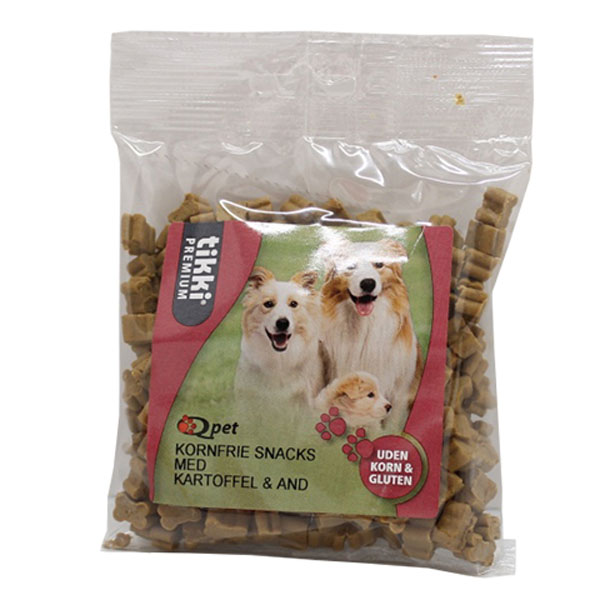 Kornfri Hunde Godbidder med And - 150g TIKKI Premium