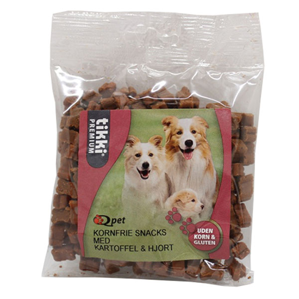 Kornfrie Hundegodbidder med Hjort - 150g Premium Snack