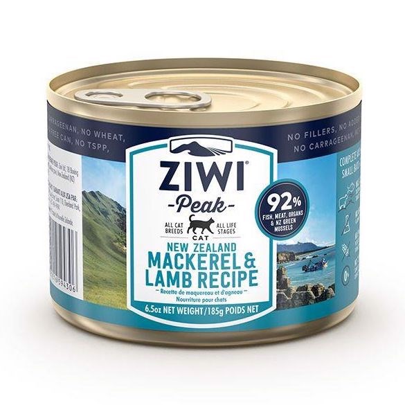Ziwipeak Kattemad med Makrel og Lam 185g - Kvalitet til Katte