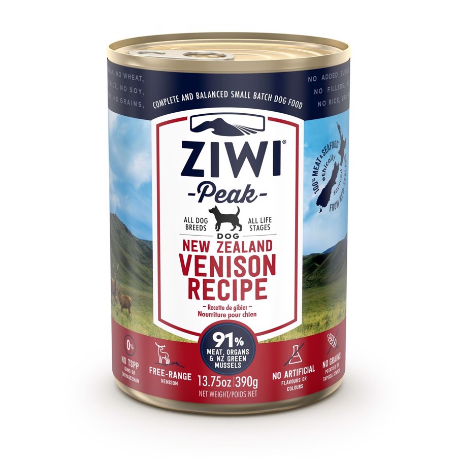 Ziwipeak Hundemad med Hjort - 390g til hundeelskere