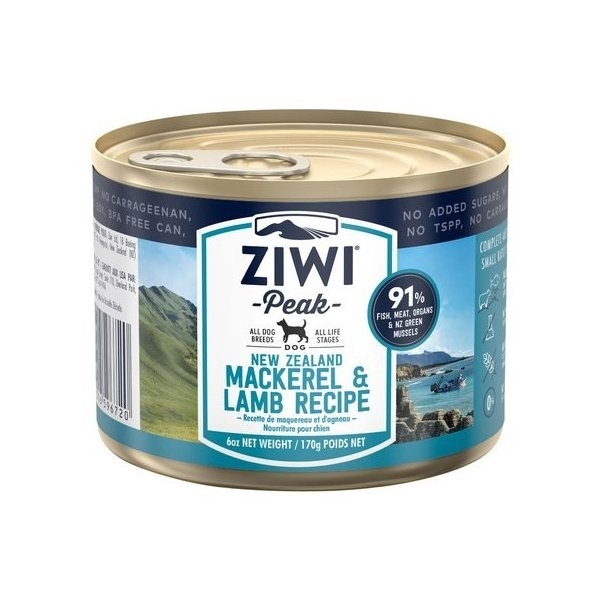 Ziwipeak Hundefoder Dåsemad Lam & Makrel 170g