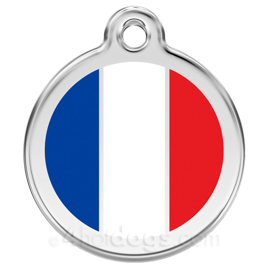 Fransk Flag Hundetegn fra Red Dingo - Kvalitet og Stil