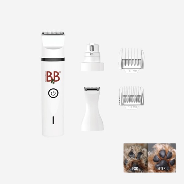 B B Pote 2 i 1 Klippemaskine og Neglefil til Hunde