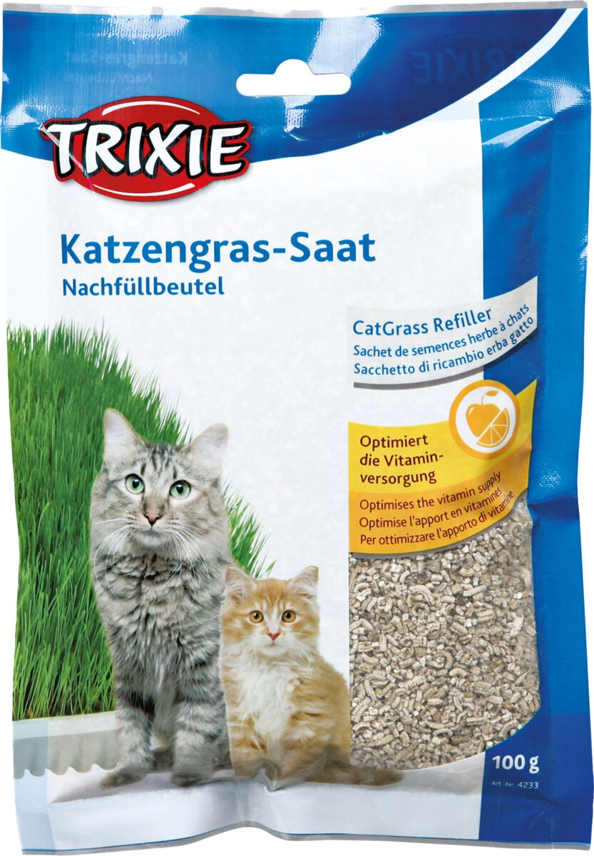 Blødt Bio Kattegræsfrø - 100g til din kat!