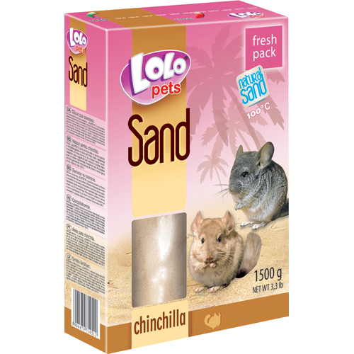 Lolopets Badesand til Chinchillaer og Smådyr - Hygiejne!